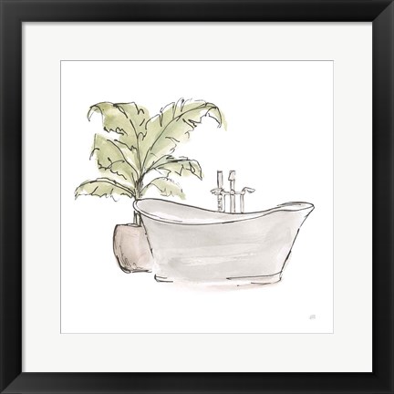 Framed Neutral Tub III Print