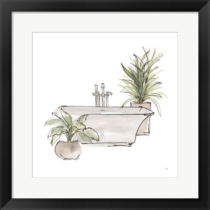 Framed Neutral Tub II Print