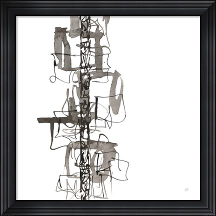 Framed Rope Ladder II Print