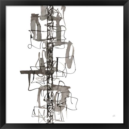 Framed Rope Ladder II Print