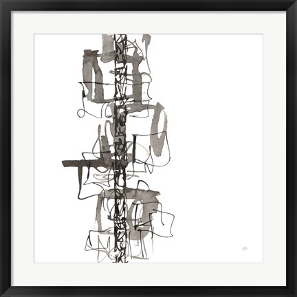 Framed Rope Ladder II Print