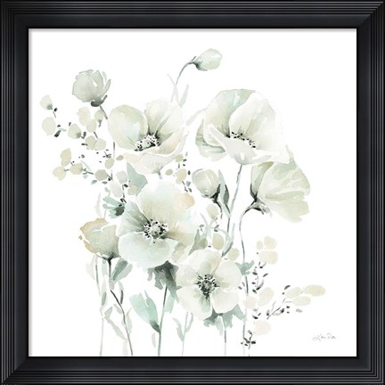 Framed Secret Garden Bouquet II Print