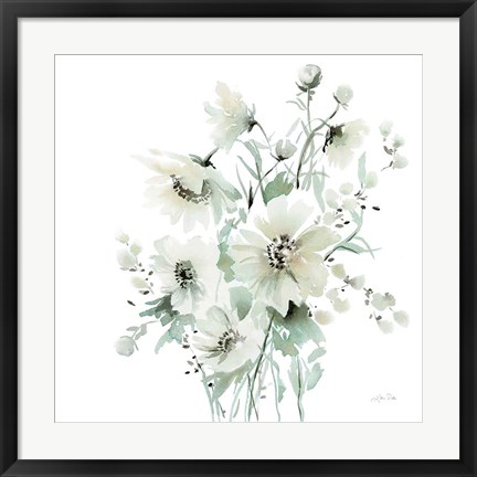 Framed Secret Garden Bouquet I Print