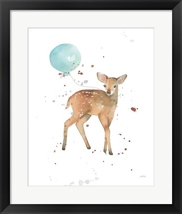 Framed Festive Fawn Print