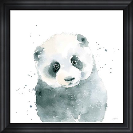 Framed Panda Cub Print