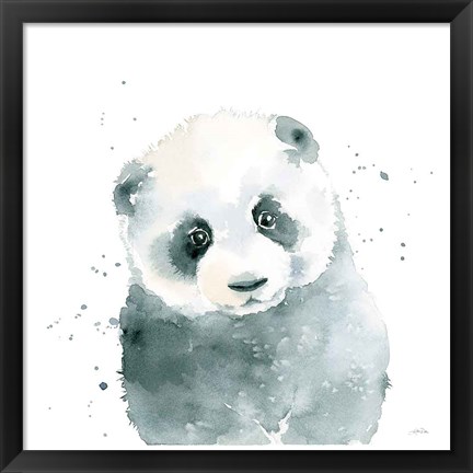 Framed Panda Cub Print