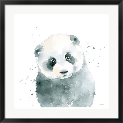 Framed Panda Cub Print