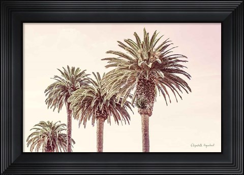 Framed Pastel Palms Print