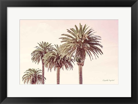 Framed Pastel Palms Print