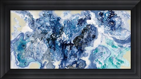 Framed Low Tide Reflections Print