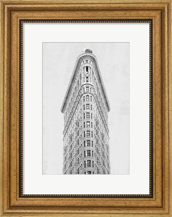 Framed Flatiron Building NYC Print