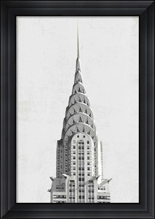 Framed Chrysler Building NYC Print
