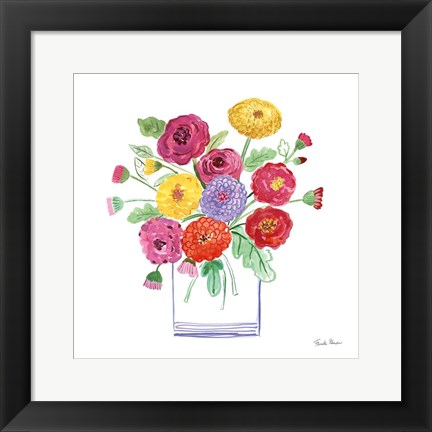 Framed Mums Print