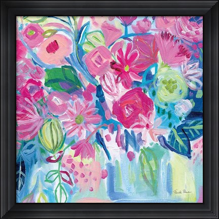 Framed Spring Burst I Print
