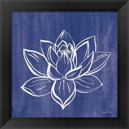 Framed Lotus Print