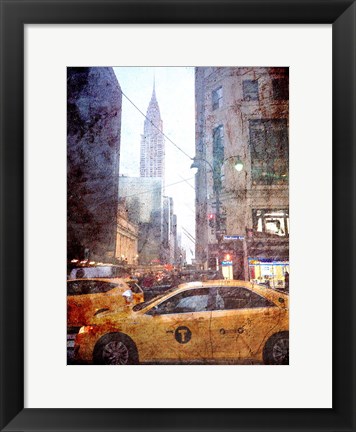 Framed Rainy Madison Avenue Print