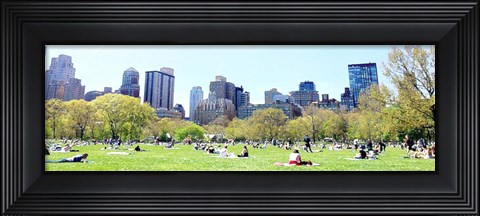 Framed Central Park Picnic Print