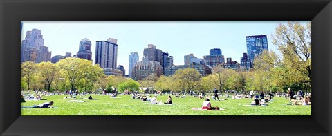 Framed Central Park Picnic Print