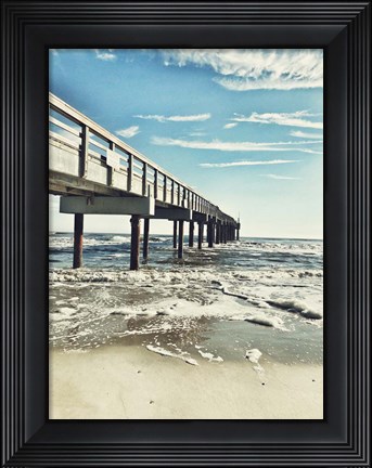 Framed Dock Side Print