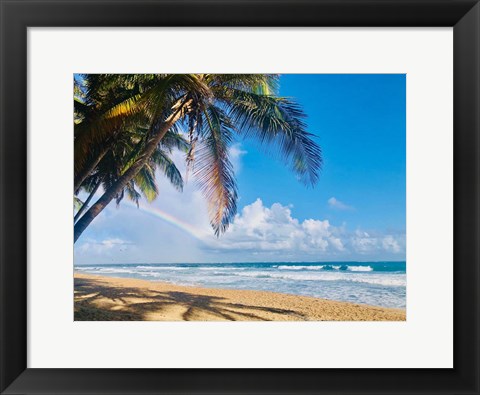 Framed Under the Palms Print