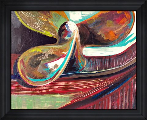 Framed Decorative Fan Print