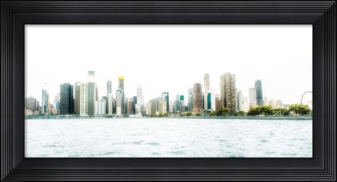 Framed Chicago Coastline Print