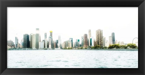 Framed Chicago Coastline Print