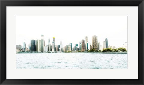 Framed Chicago Coastline Print