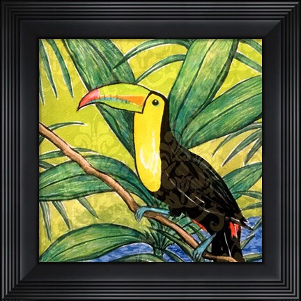 Framed Tropical Bird II Print