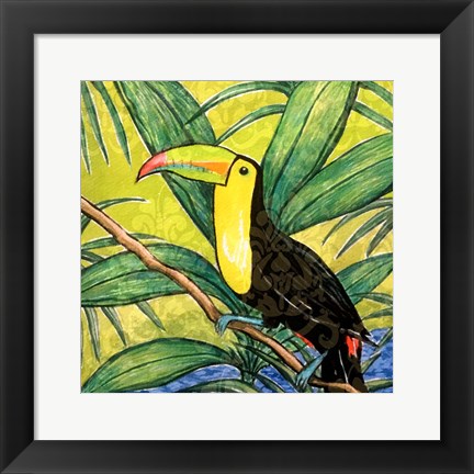 Framed Tropical Bird II Print