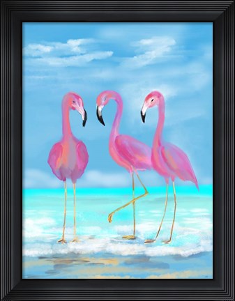 Framed Pretty In Pink Print