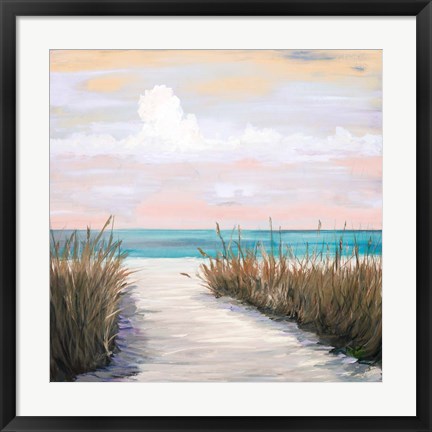 Framed Sunset Walks Print