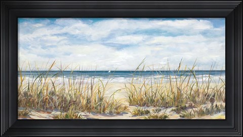 Framed Sailing the Beautiful Coast Print