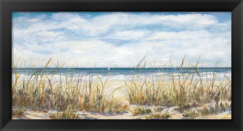 Framed Sailing the Beautiful Coast Print