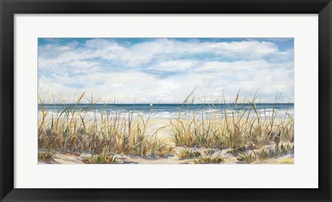 Framed Sailing the Beautiful Coast Print