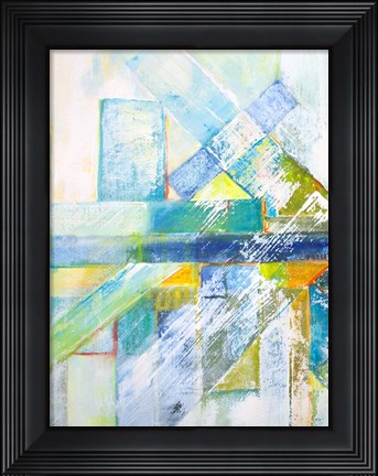 Framed Summerview Abstract  I Print