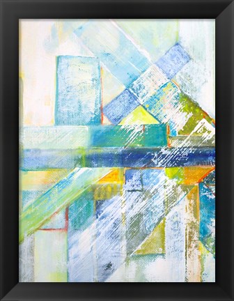 Framed Summerview Abstract  I Print