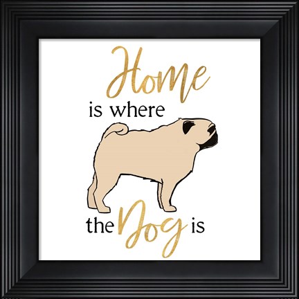 Framed Puppy Positive II Print