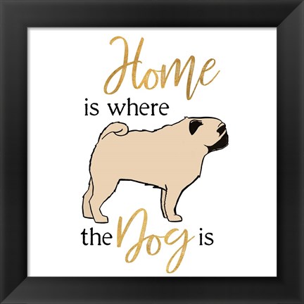 Framed Puppy Positive II Print