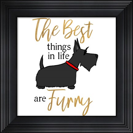 Framed Puppy Positive IV Print
