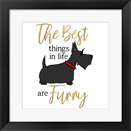 Framed Puppy Positive IV Print