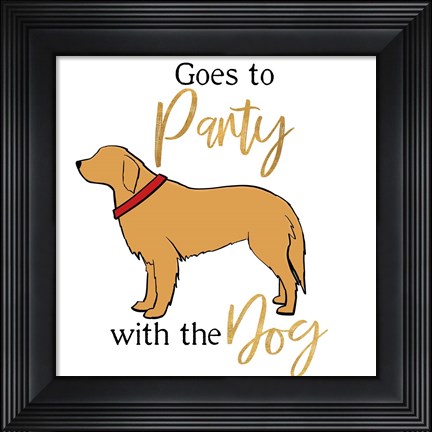 Framed Puppy Positive III Print