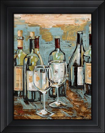 Framed Wine II Print