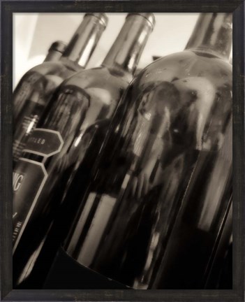 Framed Open Bottles I Print