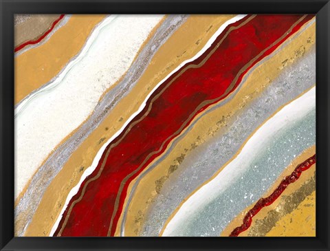 Framed Red Earth I Print