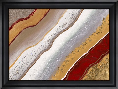 Framed Red Earth II Print