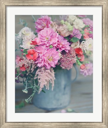 Framed Spring Floral Arrangements Print
