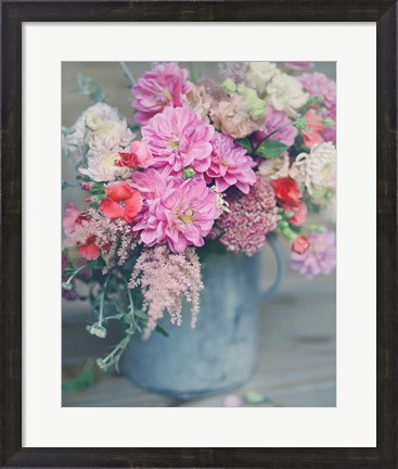 Framed Spring Floral Arrangements Print