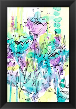 Framed Floral Beauties Print