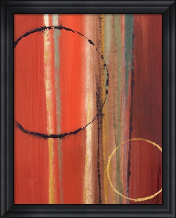 Framed Orbiting Moons II Print